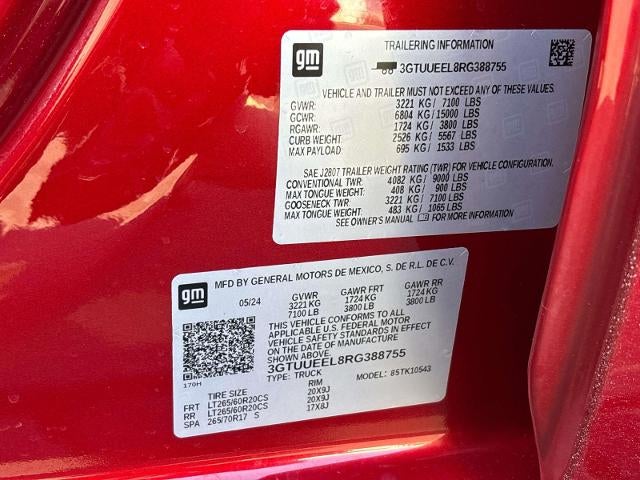 2024 GMC Sierra 1500 AT4