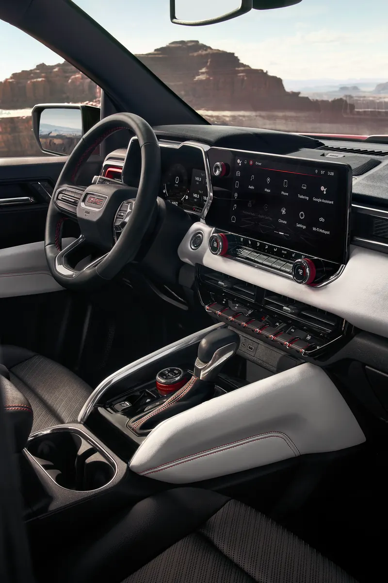 2026 GMC Canyon infotainment system at Battles Buick GMC in Bourne MA