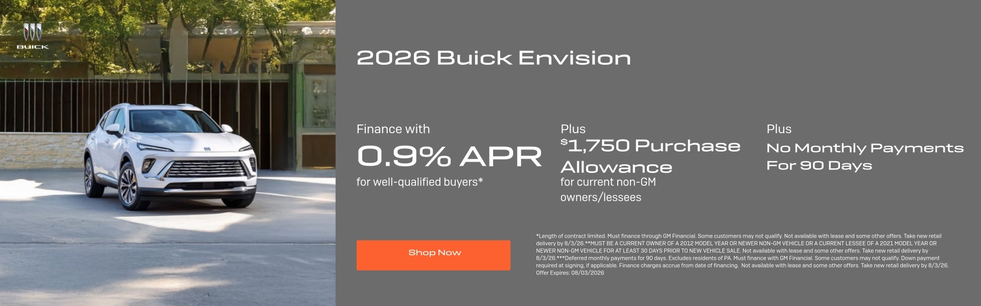 2026 Buick Envision Special Deal