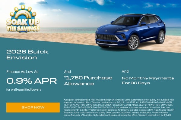 2026 Buick Envision Special Deal